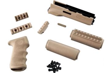 Image of Hogue AK-47/AK-74 Standard Chinese and Russian - Kit - OverMolded Grip and Forend Desert Tan 74308