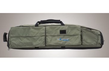 Image of HOGUE Gear Extra Large Double Rifle Bag w/ Front Pocket and Handles, OD Green 10in. Tall 52in. Long 59491