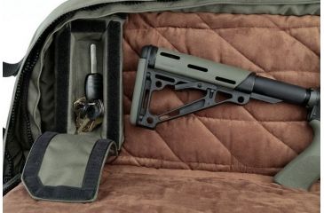 Image of HOGUE Gear Large Double Rifle Bag w/ Front Pocket and Handles, OD Green 10in. Tall 46in. Long 59471