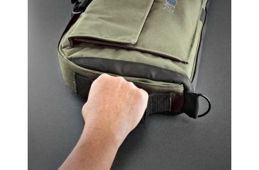 Image of HOGUE Gear Medium Single Rifle Bag w/ Front Pocket and Handles, OD Green 10in. Tall 40in. Long 59351