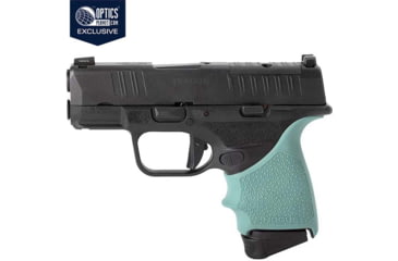 Image of Hogue HandAll Beavertail Grip Sleeve - Springfield Armory Hellcat, Aqua, 18314