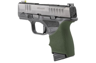 Image of Hogue HandAll Beavertail Grip Sleeve - Springfield Armory Hellcat, Green, 18311