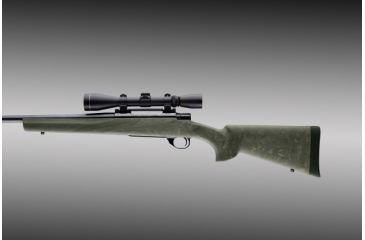 Image of Hogue Howa 1500weatherby L A Standard Barrel Full Bed Block Ghillie Green 15803