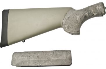 Image of Hogue Remington 870 Overmolded Shotgun Stock Kit With Forend Ghillie Green 08812 1h Sk 08812