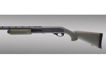 Image of Hogue Remington 870 Overmolded Shotgun Stock Kit With Forend Od Green 08212