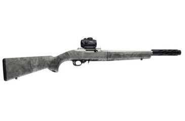 Image of Hogue Ruger 10/22 Takedown Rubber OverMold Stock w/ STD Barrel Channel Ghillie Green, 21840
