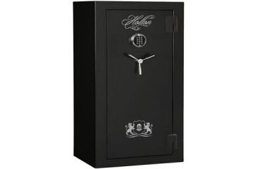 Image of Hollon Safe Fireproof, Drill &amp; Ballistic Resistant Gun Safe w/ Sargent &amp; Greenleaf Type 1 Electronic Lock, Black, Large CS-36E