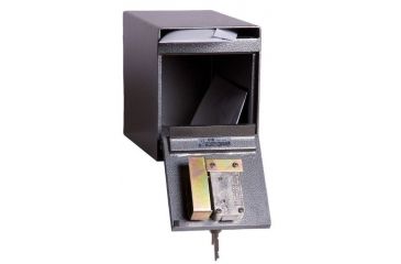 Image of Hollon Safe Hollon HDS-02K Under Counter Drop Safe, Gray, Small HDS-02K