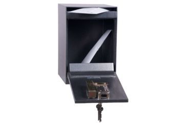 Image of Hollon Safe Hollon HDS-03K Under Counter Drop Safe, Gray, Small HDS-03K