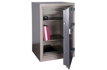 Image of Hollon Safe Hollon HS-1200E Office Safe, Tan Body, Gray Door, Large HS-1200E