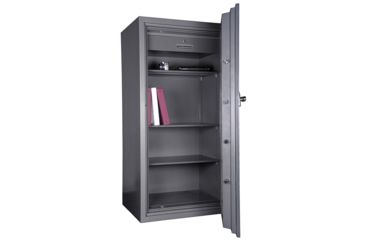 Image of Hollon Safe Hollon HS-1600E Office Safe, Tan Body, Gray Door, Large HS-1600E