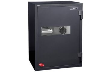 Image of Hollon Safe Hollon HS-880E Office Safe, Tan Body, Gray Door, Medium HS-880E