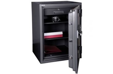 Image of Hollon Safe Hollon HS-880E Office Safe, Tan Body, Gray Door, Medium HS-880E
