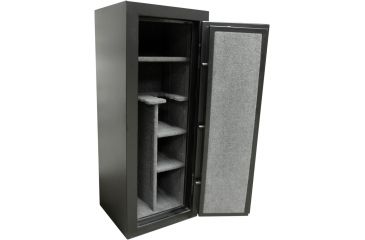 Image of Homak 16 Gun Mechanical Fire Resistant Safe - open