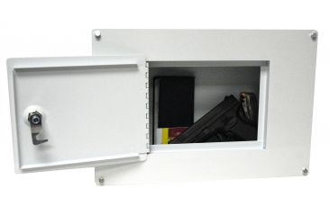 Image of Homak Between Studs Wall Safe mounted