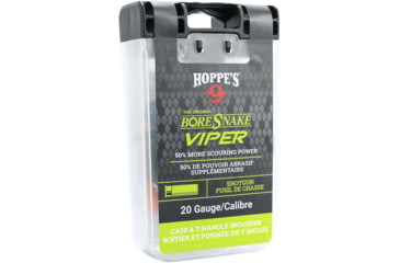 Image of Hoppes 9 BoreSnake Viper Den With Case And T-Handle 20 Gauge, 24033VD