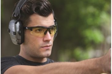 Image of Howard Leight Impact Sport Bolt Electronic Earmuff, Gray, One size fits most, R-02232