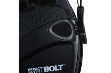 Image of Howard Leight Impact Sport Bolt Electronic Earmuff, Black,One size fits most, R-02525