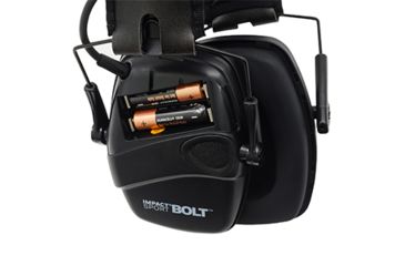 Image of Howard Leight Impact Sport Bolt Electronic Earmuff, Black,One size fits most, R-02525