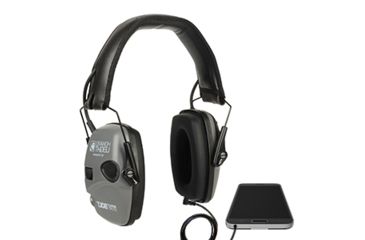 Image of Howard Leight Impact Sport Bolt Electronic Earmuff, Gray, One size fits most, R-02232