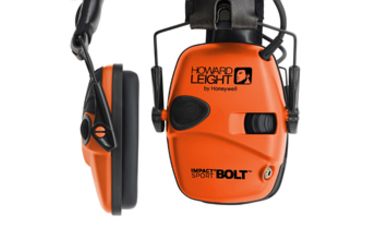 Image of Howard Leight Impact Sport Bolt Electronic Earmuff, Orange, One size fits most, R-02231