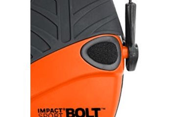 Image of Howard Leight Impact Sport Bolt Electronic Earmuff, Orange, One size fits most, R-02231