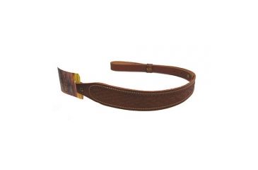 Image of Hunter Company Rifle Sling, Basket Weave Cobra Type Carrier 53908, Chestnut Tan, 027-138