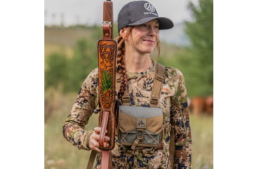 Image of Hunter Full-Grain Leather Custom Padded Rifle Sling