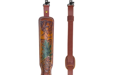Image of Hunter Full-Grain Leather Custom Padded Rifle Sling