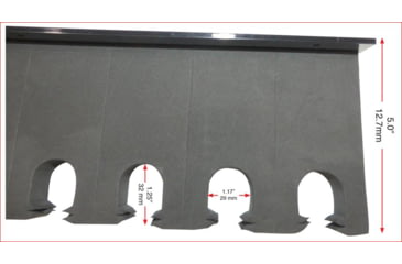 Image of Hyskore Long Gun Organizer, Black, 30315
