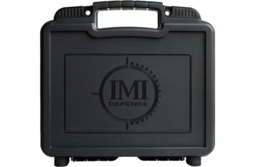Image of IMI Defense Medium Pistol Case, 10.63 x 9.44 x 2.75, Black, 97290