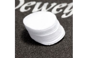 Image of J. Dewey P-171 1-1/4" Round Patches 100/bag, White, n/a P171