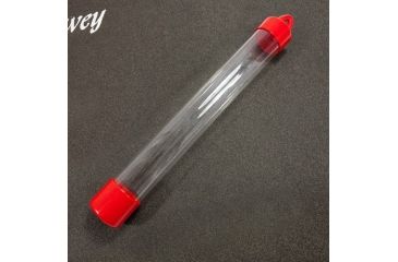 Image of J. Dewey Cleaning Rod Tube, Red/Clear, n/a Rod Tube