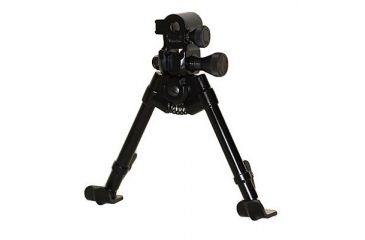 Image of Versa-Pod Model 71 7-9in Prone Bipod w/Ski Feet And Universal Tactical Adaptor, Black, 150-071