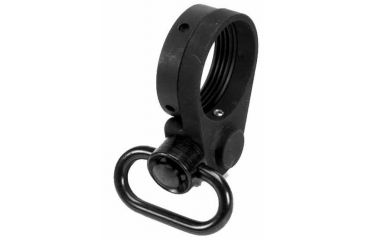Image of Knight's Armament AR-15 Carbine Receiver End Plate with Ambi QD Sling Swivel Mount, Black KM22051-1