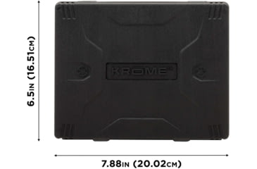 Image of Krome Compact Handgun Cleaning Kit, .22/.38/9mm/.357/.44/.45 Caliber, 14-Pieces, Black, 6.5 in x 7.75 in, 70607
