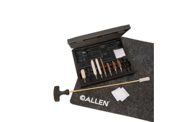 Image of Krome Compact Handgun Cleaning Kit, .22/.38/9mm/.357/.44/.45 Caliber, 14-Pieces, Black, 6.5 in x 7.75 in, 70607