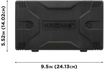 Image of Krome Modern Sporting Rifle Cleaning Kit, .22/ .223/.30/.308 Caliber, 17-Pieces, Black, 5.5 in x 9.5 in, 70605