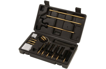 Image of Krome Modern Sporting Rifle Cleaning Kit, .22/ .223/.30/.308 Caliber, 17-Pieces, Black, 5.5 in x 9.5 in, 70605