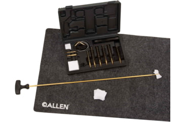 Image of Krome Modern Sporting Rifle Cleaning Kit, .22/ .223/.30/.308 Caliber, 17-Pieces, Black, 5.5 in x 9.5 in, 70605