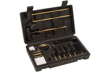 Image of Krome Modern Sporting Rifle Cleaning Kit, .22/ .223/.30/.308 Caliber, 17-Pieces, Black, 5.5 in x 9.5 in, 70605