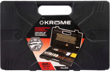 Image of Krome Stronghold Universal Gun Cleaning Kit, 60-Pieces, Black, 10 in x 15 in, 70604