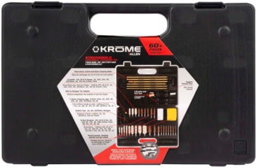 Image of Krome Stronghold Universal Gun Cleaning Kit, 60-Pieces, Black, 10 in x 15 in, 70604