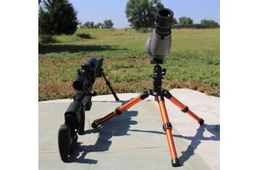 Image of Labradar Bench and Tripod All Purpose Mount, Orange/Black, 4x4x9'', 047