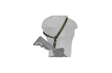 Image of Lancer Tactical Quick Detach Single Point Sling, Olive Drab, CA-326G