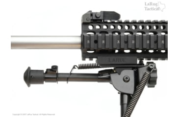 Image of LaRue Tactical Harris BRM-S Bipod and LT706 QD Swivel Mount, Black, 680-005-706-k