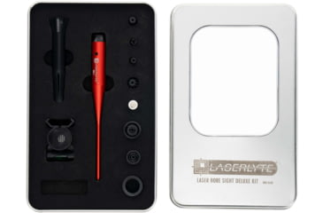 Image of LaserLyte Deluxe Bore Sight Kit, Universal Fit .22-.50 Caliber Plus 12 Gauge/20 Gauge, Red/Black, 1231437
