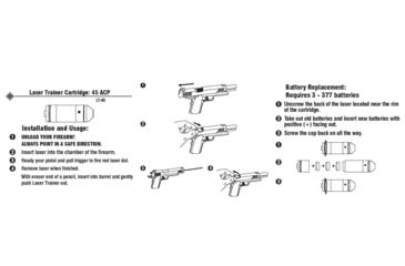 Image of LaserLyte Laser Trainer Pistol Cartridge, 45 ACP, Brass, LT-45
