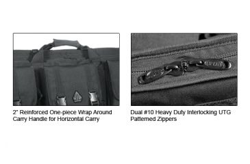 Image of Leapers Combat Web 34in Gun Case, Black