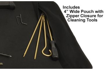 Image of Leapers UTG 14.75x52in Universal Firearm Cleaning Mat,Black, _x000D_ PVC-CLMAT01